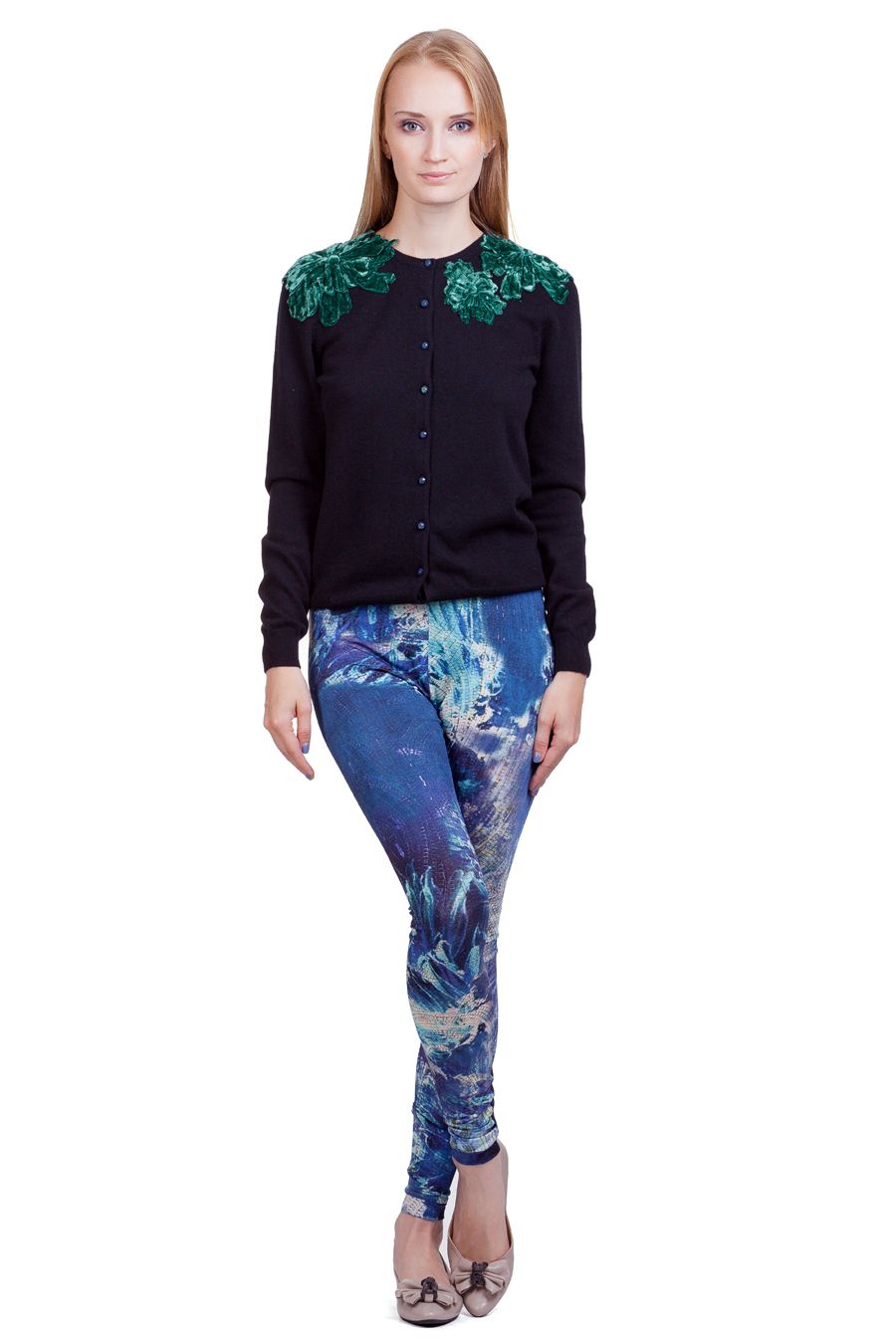 Стильные леггинсы с эффектным принтом - эксклюзив от Iya Yots