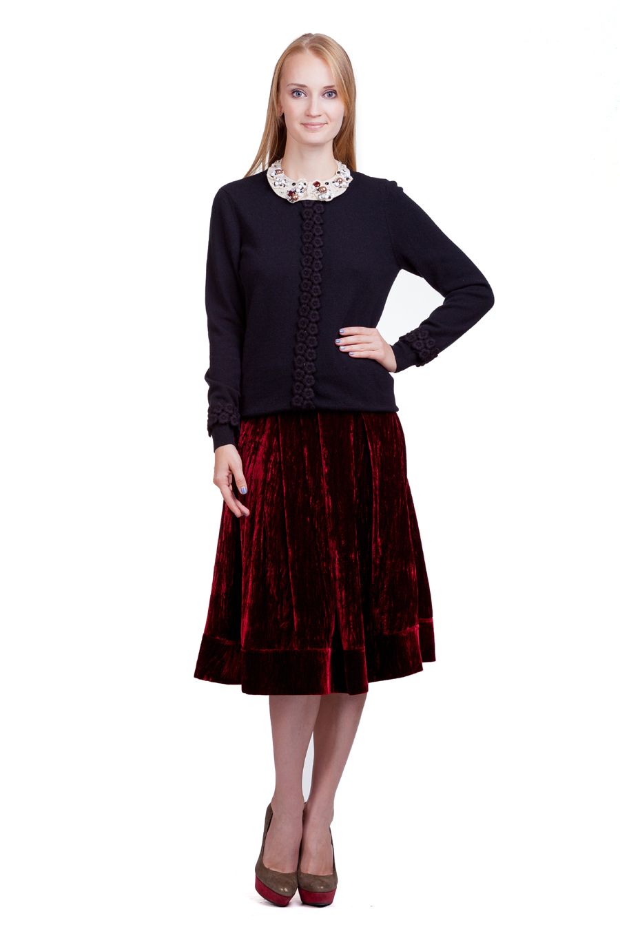 Роскошная бархатная юбка - эксклюзив от Iya Yots