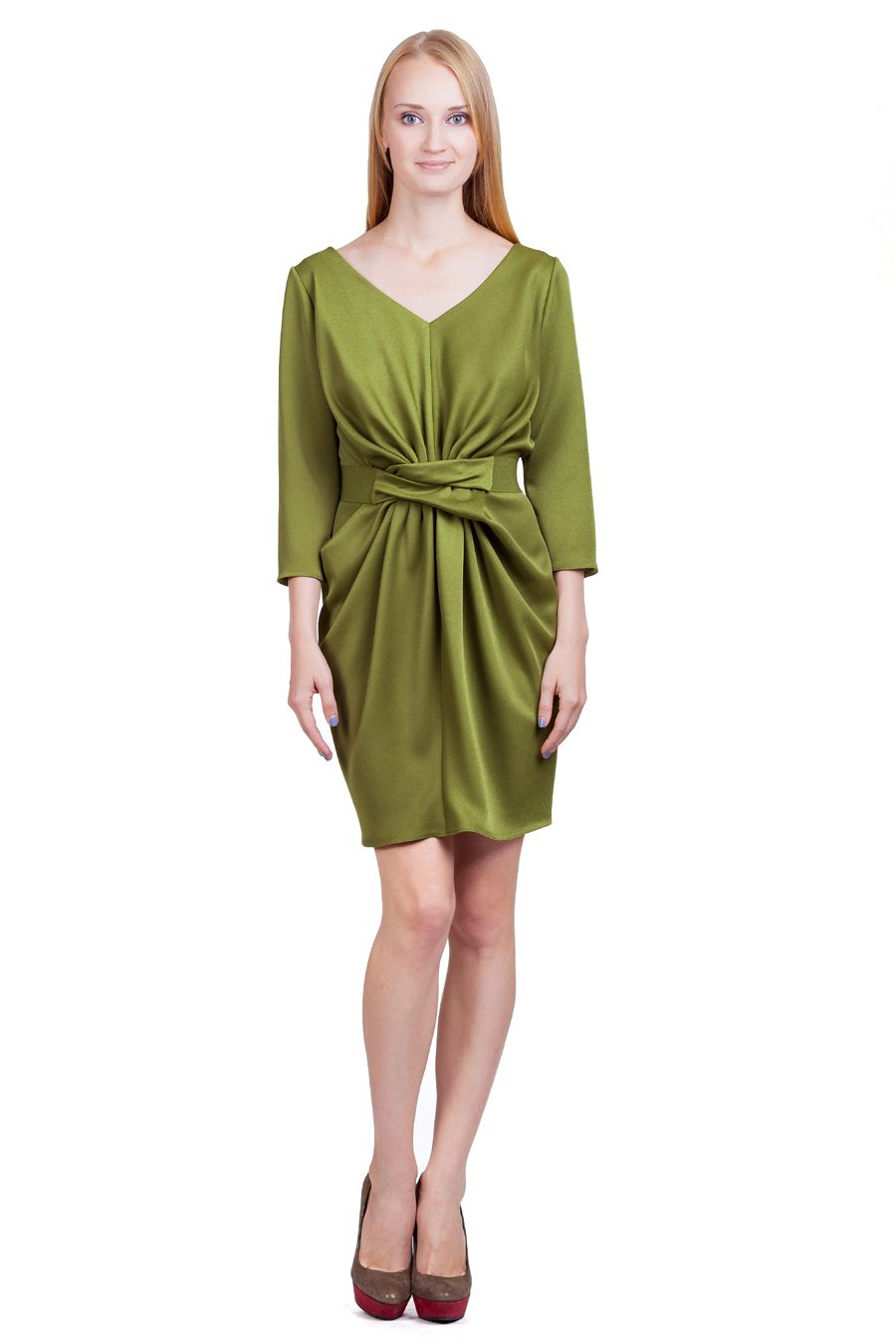 Платье с эффектными драпировками - эксклюзив от Iya Yots