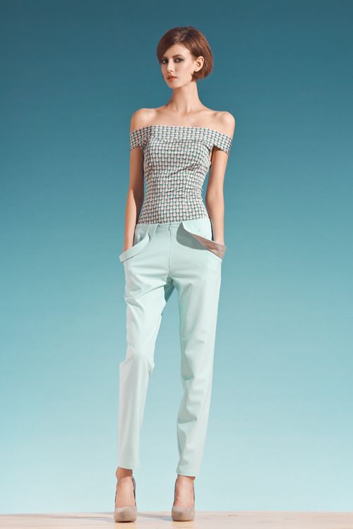 Брюки с оригинальными карманами