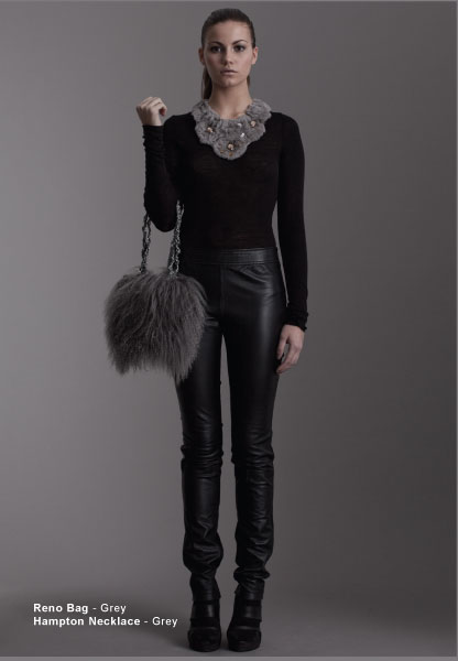 Гламурная меховая сумка от KayCee Copenhagen