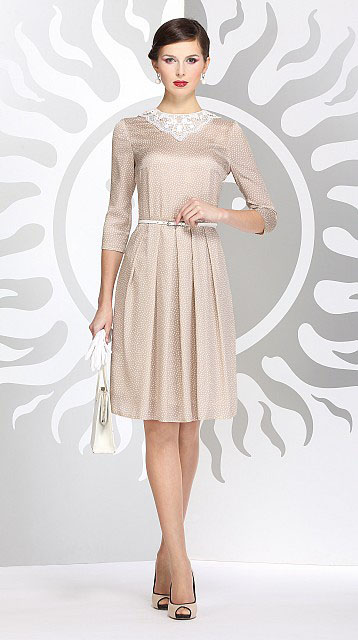 Элегантное светлое платье от NOCHE MIO