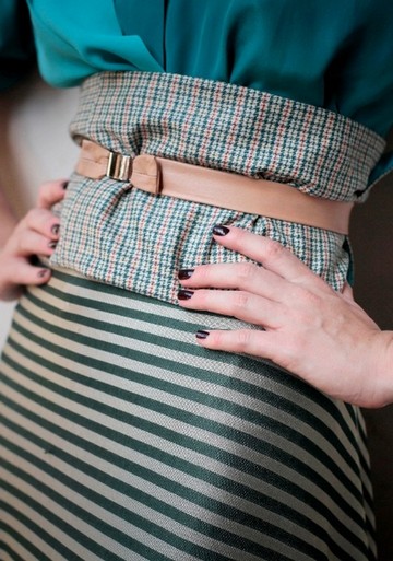 Ремень кожаный «Бант»