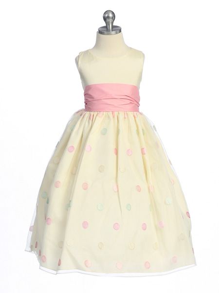 Детское платье "Жемчужина" розовое