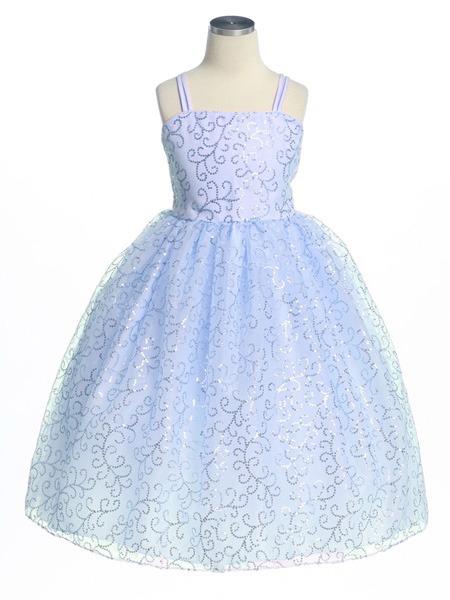 Детское платье "Маргарет" голубое