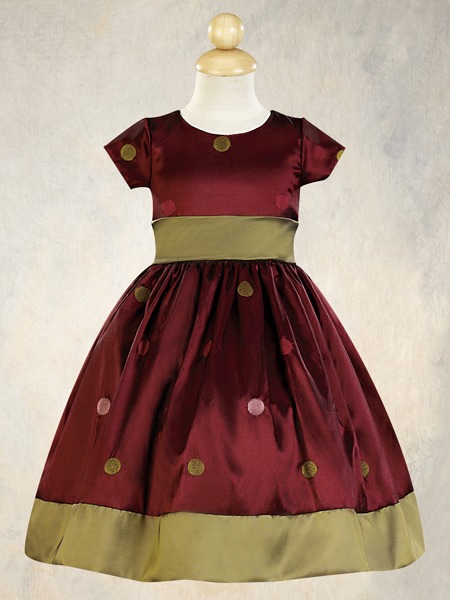 Детское платье "Классика" цвет бургундия