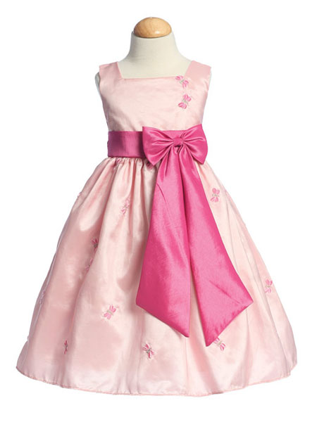 Детское платье "Бабочка" розовое