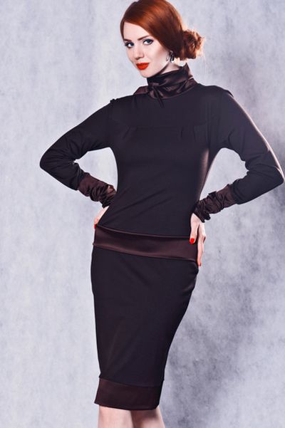 Утонченное платье с изысканным декором