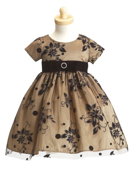 Нарядное детское платье "Фея" золотое