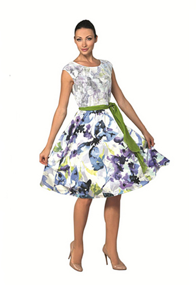 Чарующее платье с кружевным топом