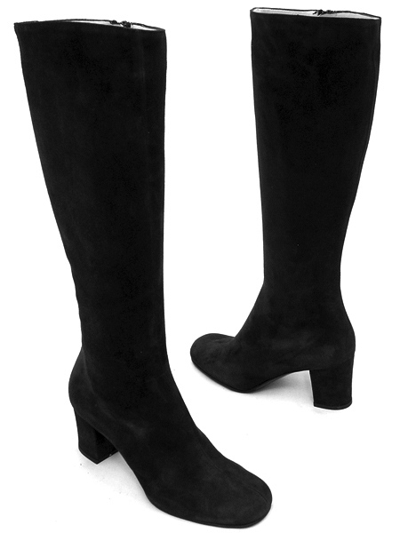 Сапоги замшевые на шерстяной подкладке