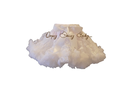 Белая пышная юбка