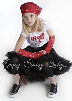 Чёрная пышная юбка