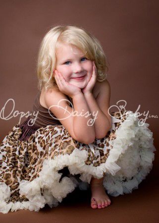 Детская пышная юбка "Леопард"