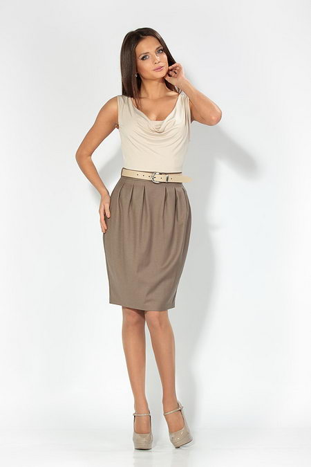 Шикарное платье-костюм для бизнес-леди