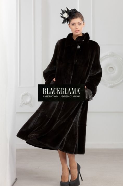Шуба ELEONORA BLACKGLAMA из норки BLACKGLAMA