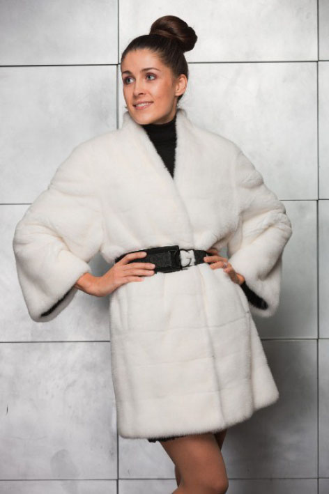 Норковое пальто GUY LAROCHE