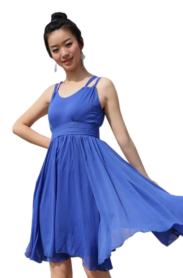 Летнее платье "Голубая лагуна"