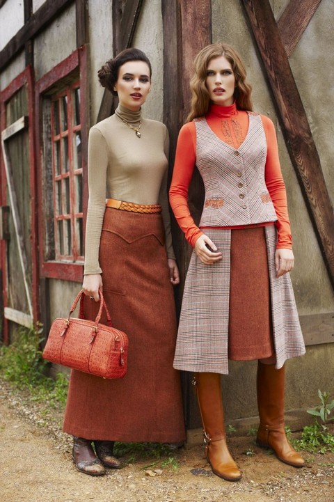 Комфортная длинная юбка