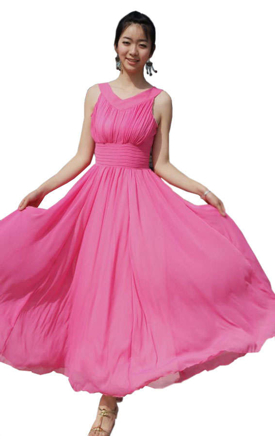 Летнее платье "Цвет шиповника"