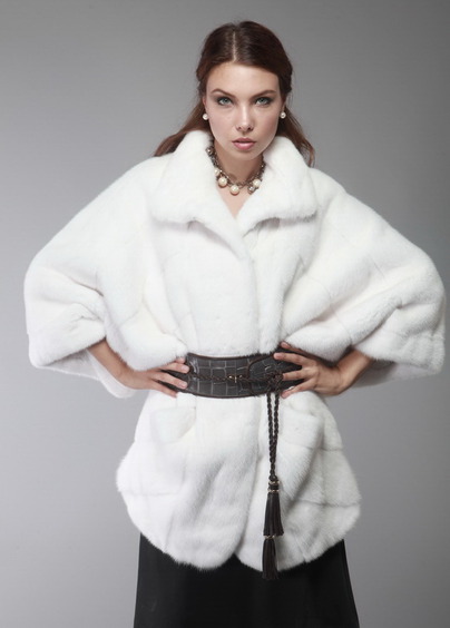 Шуба Madrid из норки White