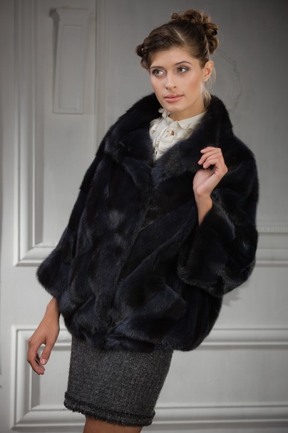 Полушубок Versailes из норки Blue Consul