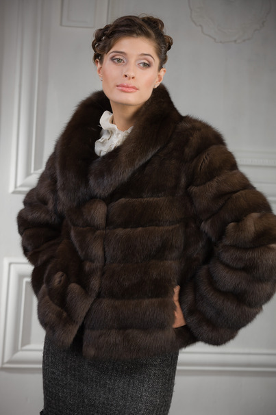 Меховая куртка из русского соболя от Guy Laroche