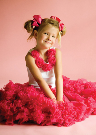 Пышная юбка "Малина"