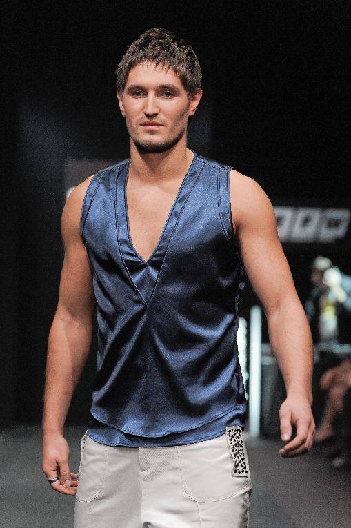 Шелковая двойная майка