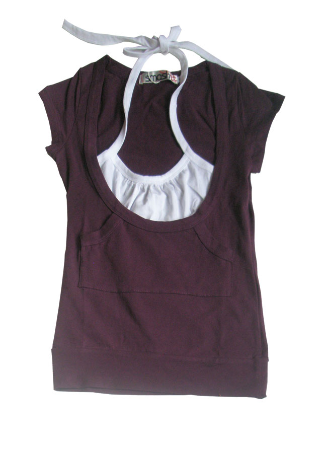 Бордовый топик