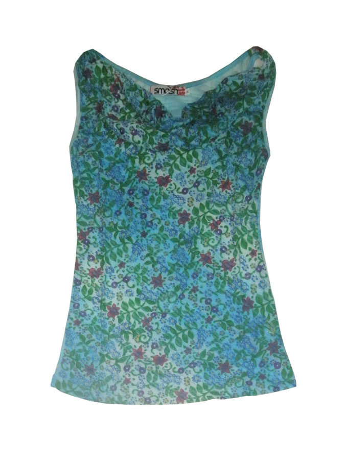 Воздушный топ с горловиной хомут