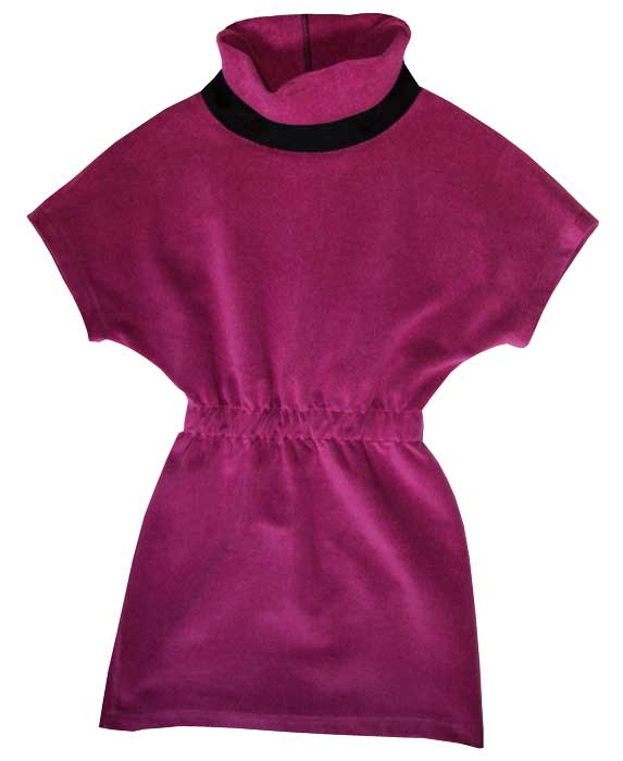 Трикотажное платье-туника